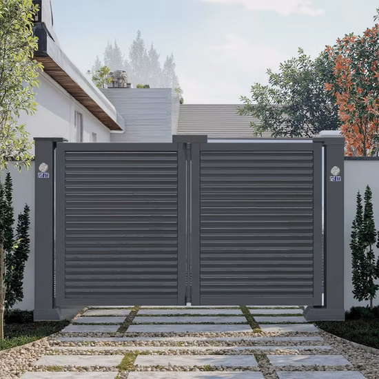 고품질 알루미늄 자동 접이식 학교 게이트